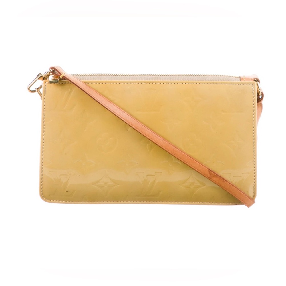 Louis Vuitton Monogram Vernis Lexington Pochette in Yellow - Picture 4 of 12